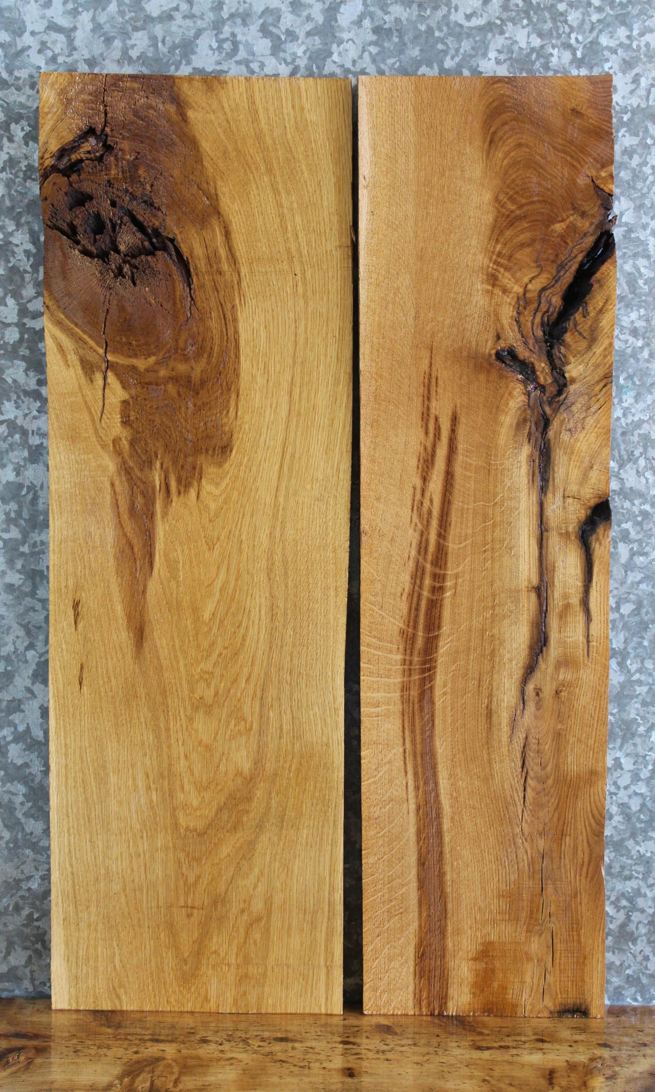 2- White Oak Rustic Kiln Dried Lumber Boards/DIY Project 43000