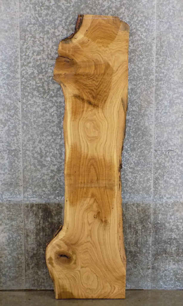 Rustic Live Edge Red Oak Bar/Table Top/Headboard Slab CLOSEOUT 4322