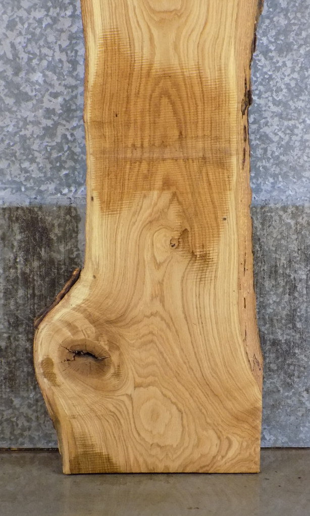 Rustic Live Edge Red Oak Bar/Table Top/Headboard Slab CLOSEOUT 4322