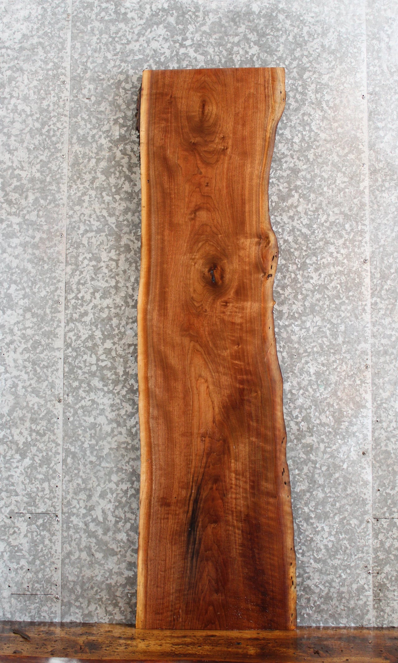 Live Edge Black Walnut Bench Seat/Console Table Top 4323