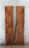 Thumbnail for 2- Walnut Live Edge Book Match Dining Table Top Slabs 4325-4326