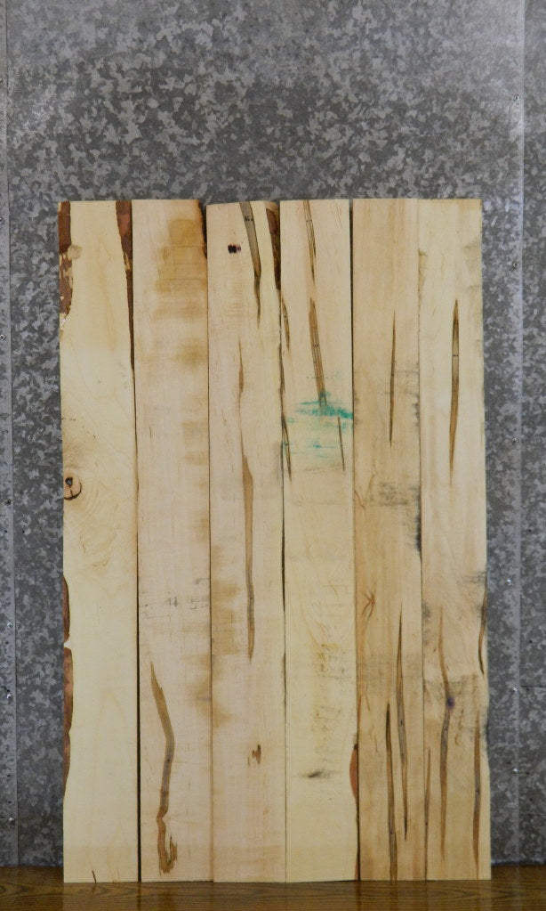 6- Rustic Kiln Dried Ambrosia Maple Lumber Boards/Craft Pack 43261-43262