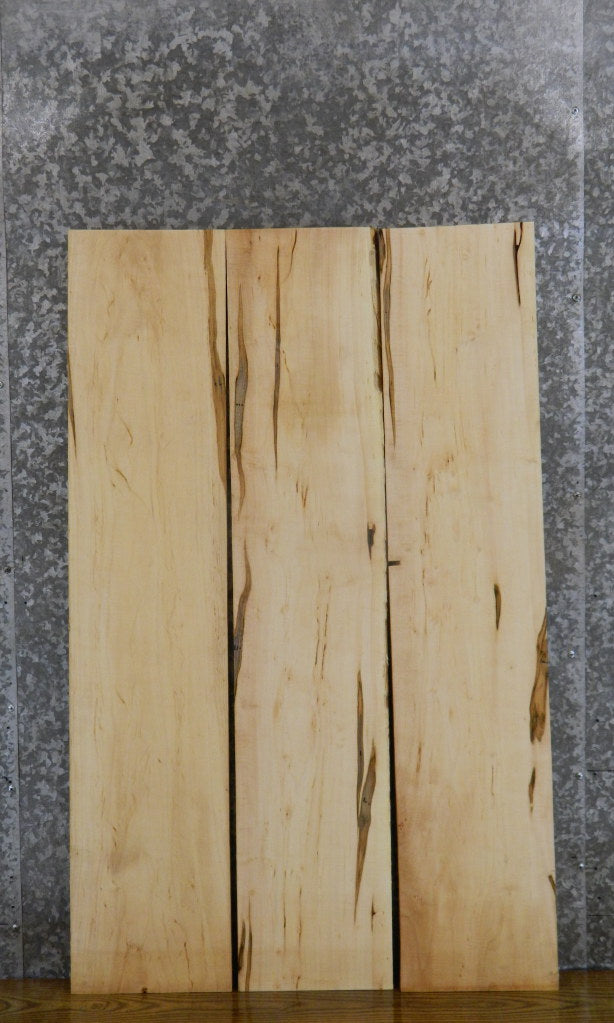 3- Kiln Dried Salvaged Ambrosia Maple Craft Pack/Lumber Boards 43314