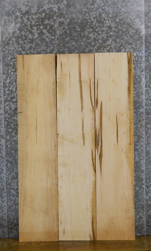 3- Kiln Dried Salvaged Ambrosia Maple Craft Pack/Lumber Boards 43314