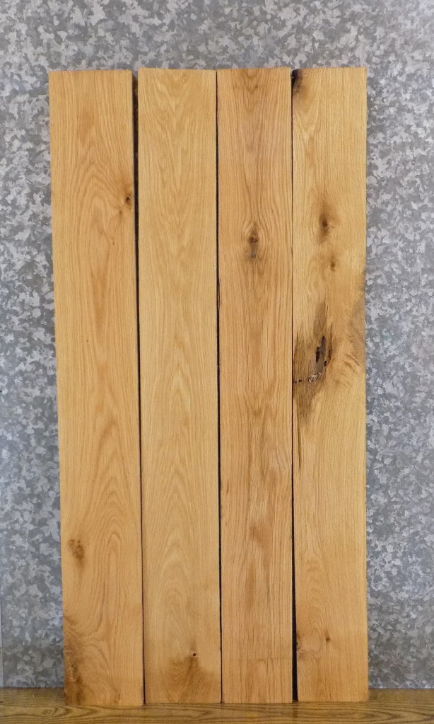 4- Kiln Dried Lumber Boards/Rustic White Oak Wall/Book Shelves 43382-43383