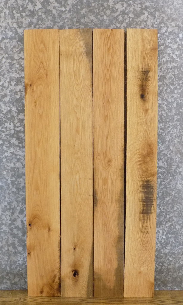 4- Kiln Dried Lumber Boards/Rustic White Oak Wall/Book Shelves 43382-43383