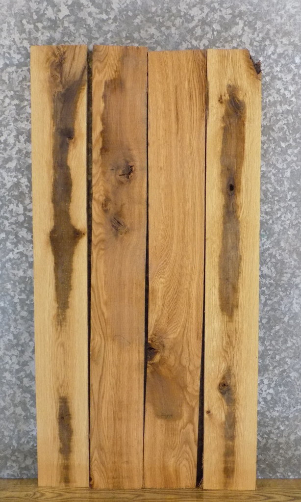 4- Kiln Dried Lumber Boards/Reclaimed White Oak Wall/Book Shelves 43386-43387