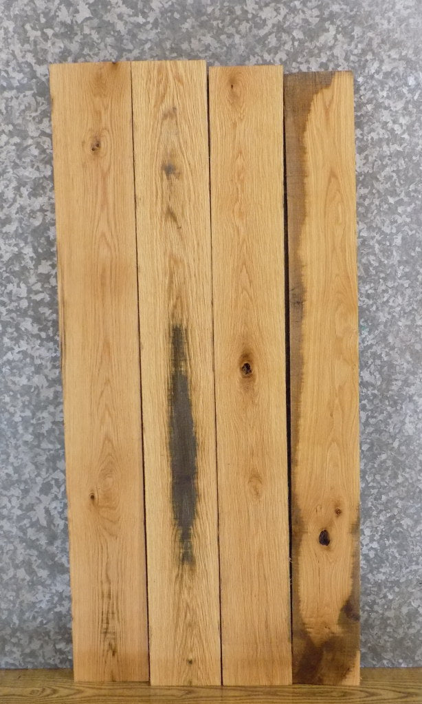 4- White Oak Reclaimed Kiln Dried Lumber Pack/Wall/Book Shelves 43392-43393