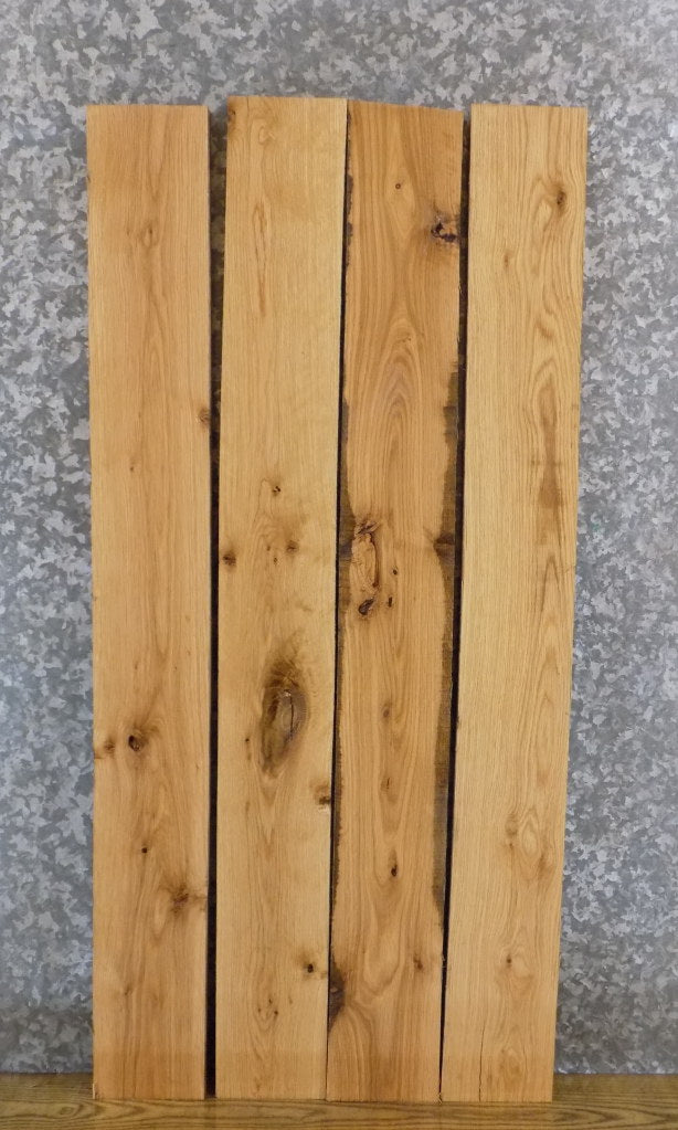 4- Reclaimed Kiln Dried White Oak Lumber Boards/Craft Pack Slabs 43398-43399