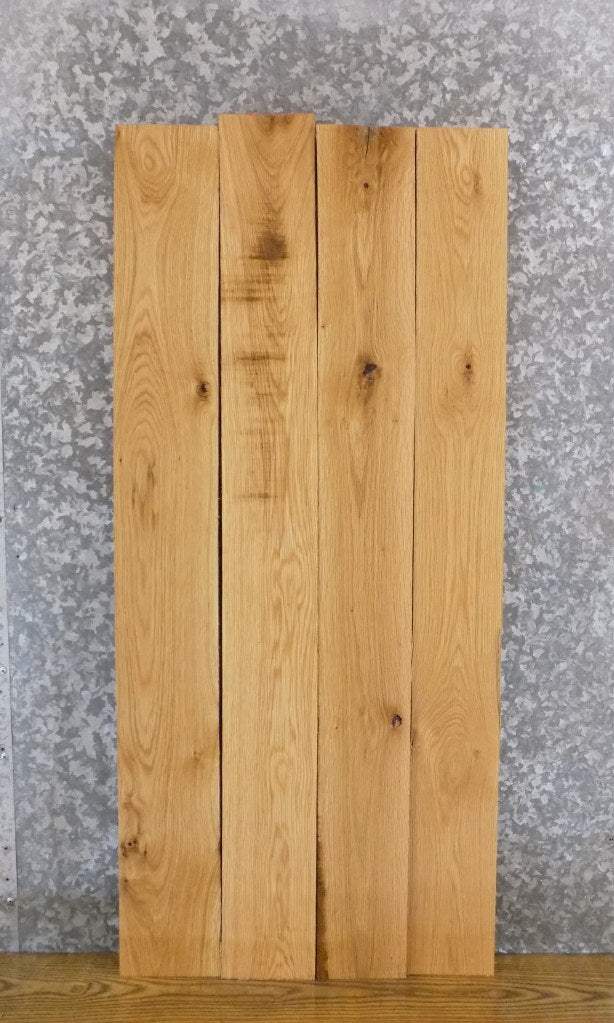 4- Salvaged White Oak Kiln Dried Lumber/Craft Pack/Shelf Slabs 43417-43418