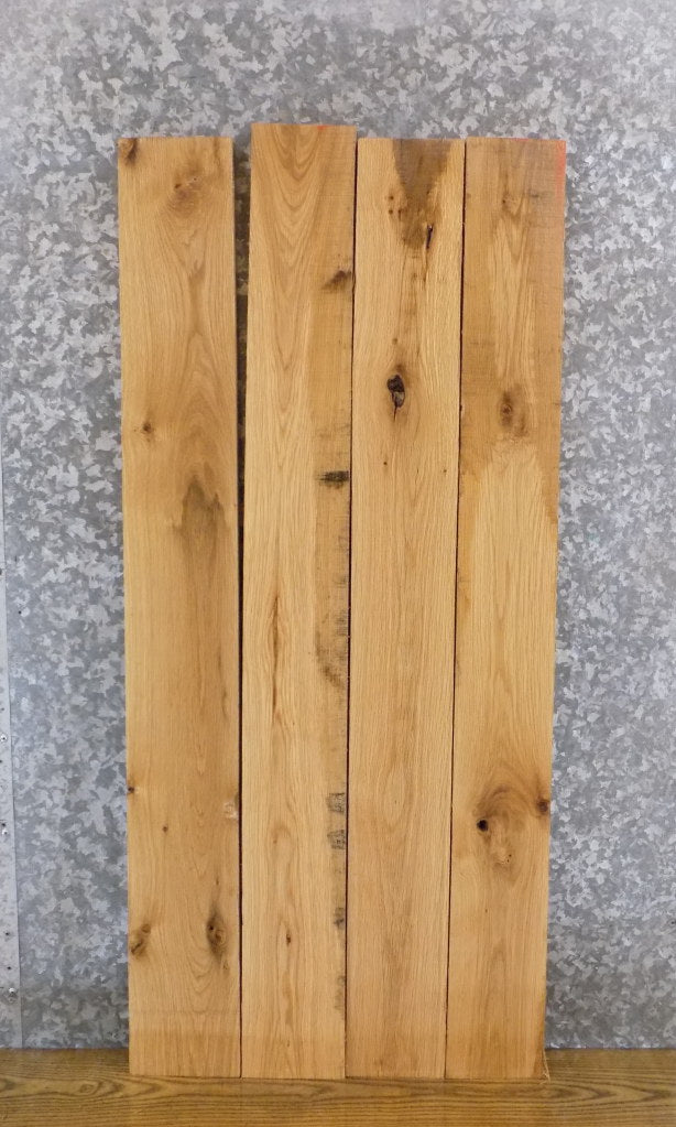 4- Salvaged White Oak Kiln Dried Lumber/Craft Pack/Shelf Slabs 43417-43418