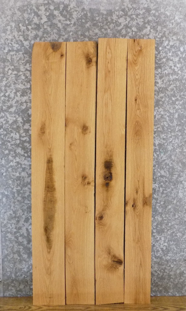 4- White Oak Rustic Kiln Dried Craft/Lumber Pack/Shelf Slabs 43421-43422
