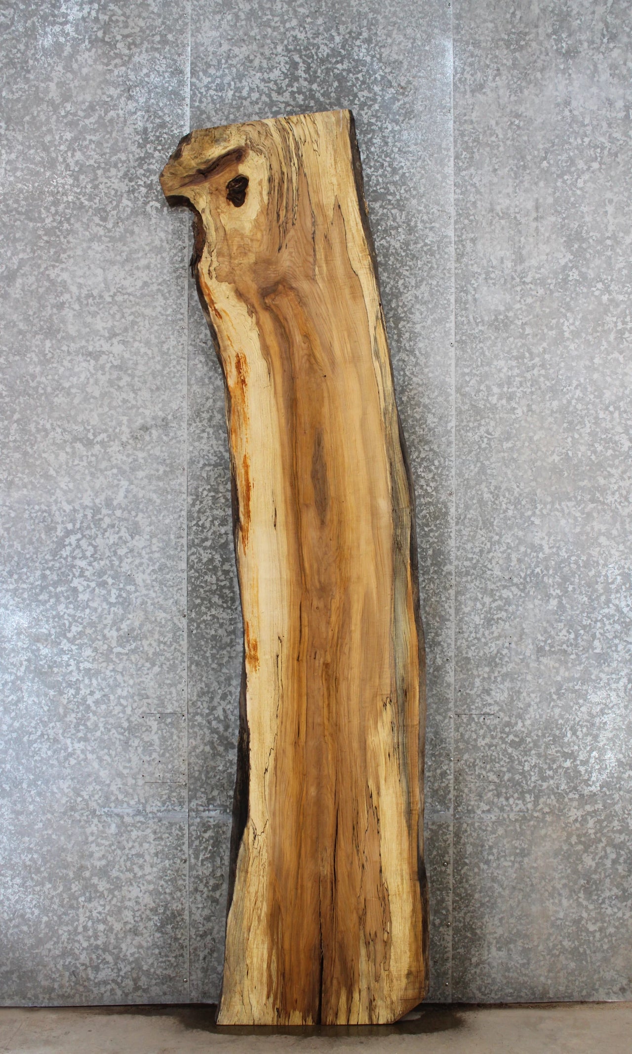 Salvaged Live Edge Maple Bar Top Slab 20598