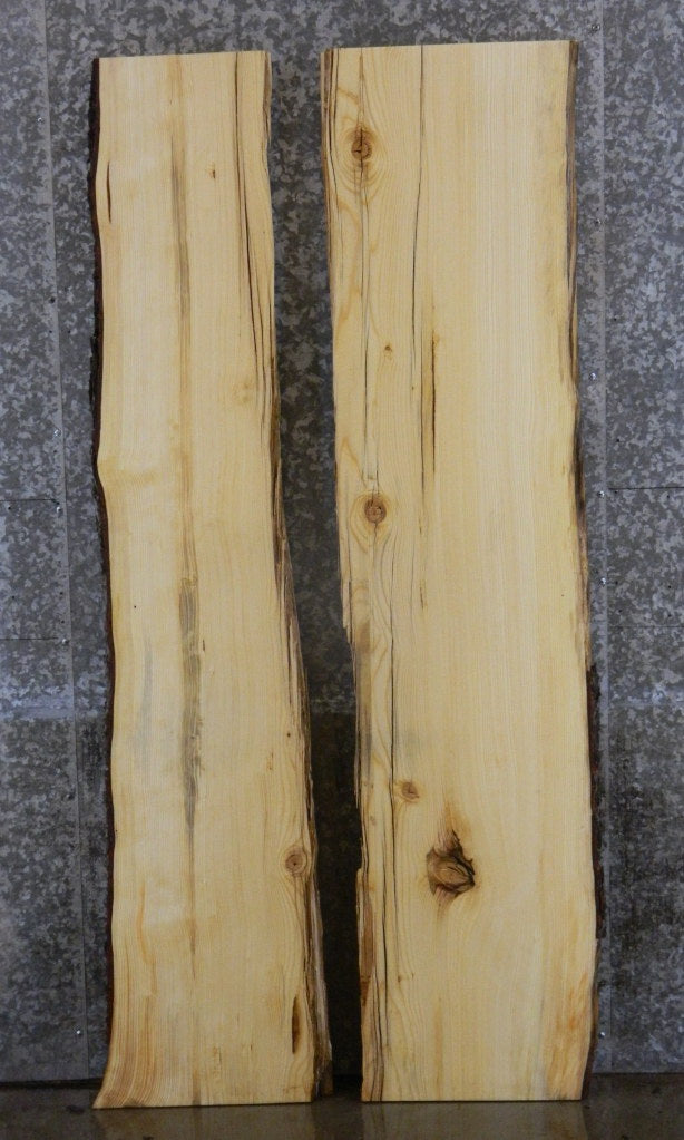 2- Live Edge Pine Split Board/River Table Top Slab  CLOSEOUT 4344