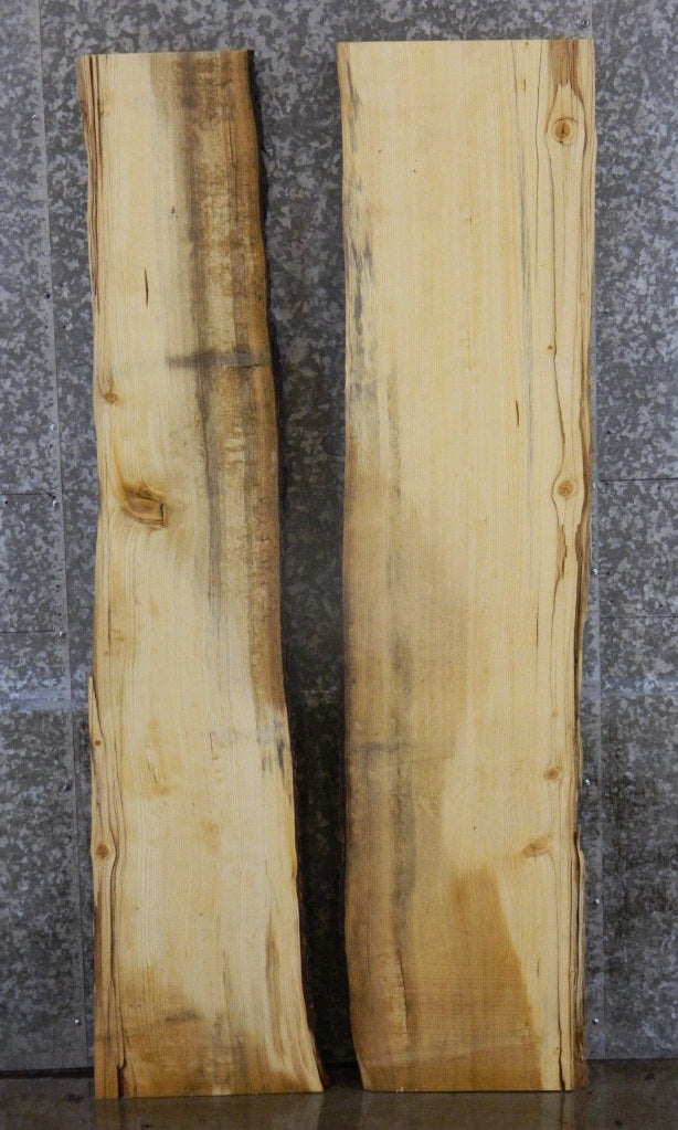 2- Live Edge Pine Split Board/River Table Top Slab  CLOSEOUT 4344