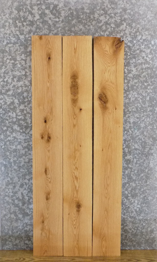 3- White Oak Wall/Book Shelves/Kiln Dried Rustic Lumber Boards 43466