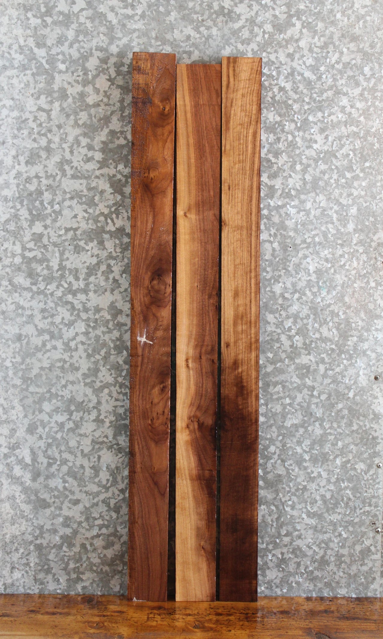 3- Rustic Black Walnut Lumber Boards/Craft Pack 43533