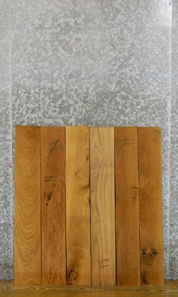 6- Red/White Oak Kiln Dried Reclaimed Craft Pack/Lumber Boards 43616-43617