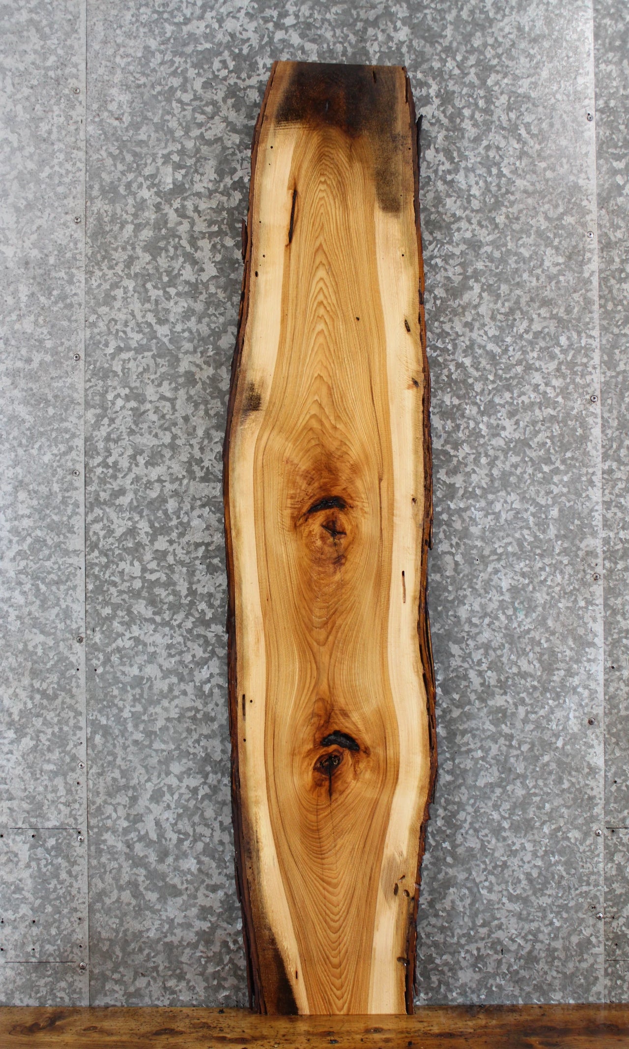 Live Edge Hickory Side/Console Table Top Slab 4361