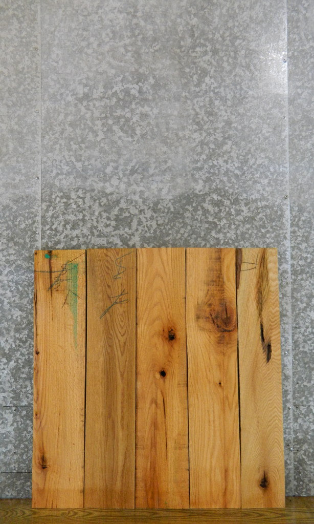 5- Reclaimed Kiln Dried Red Oak Lumber Boards/Craft Pack 43634-43635