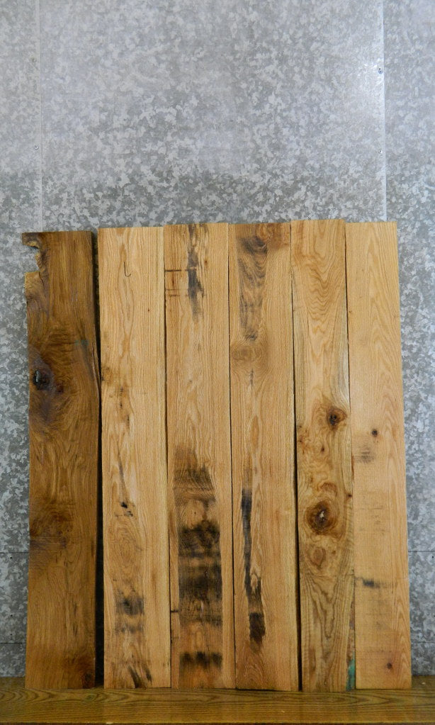 6- Red/White Oak Salvaged Kiln Dried Lumber Boards 41831-41832