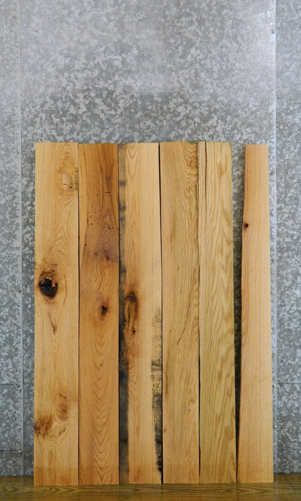 6- Kiln Dried Reclaimed Red Oak Craft Pack/Lumber Boards 43934-43935