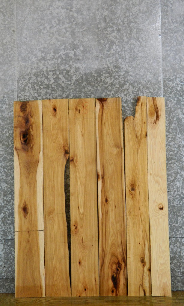 6- Rustic Hickory Kiln Dried Lumber Boards/Craft Pack 43976-43977