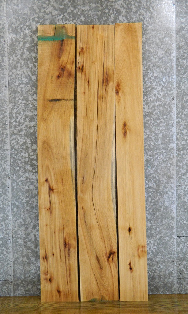 3- Hickory Reclaimed Kiln Dried Craft Pack/Lumber Boards 33124