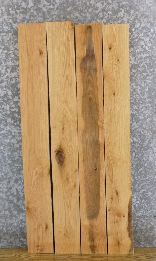 4- Reclaimed Kiln Dried White Oak Lumber Boards/Craft Pack Slabs 43398-43399