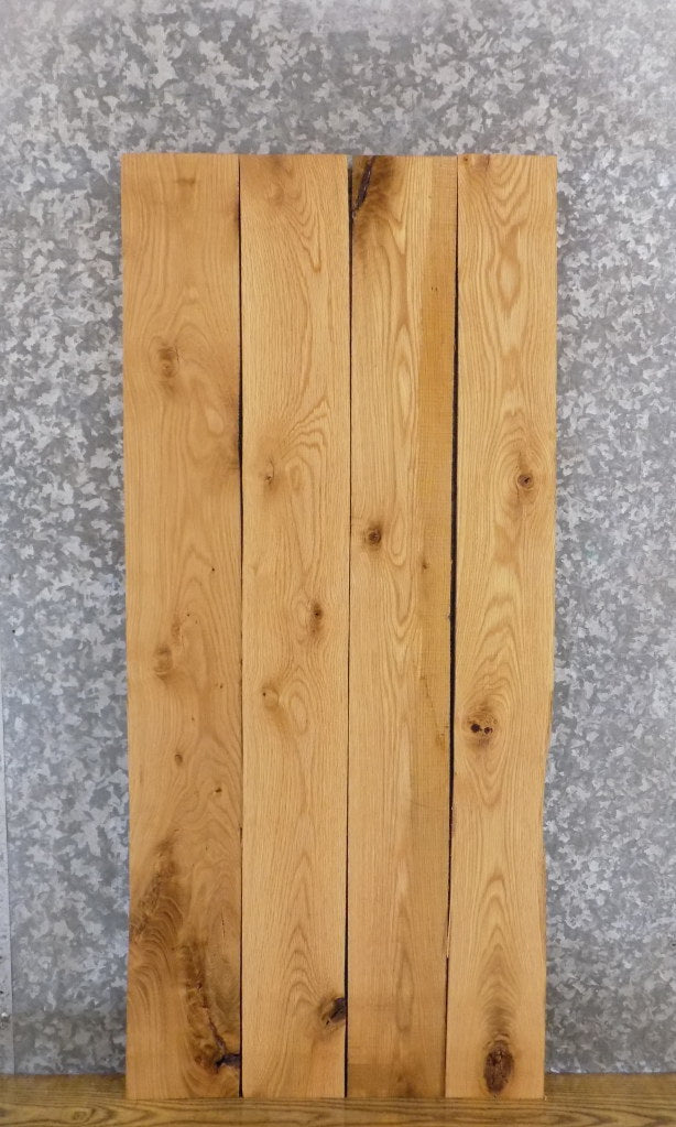 4- Rustic Kiln Dried Lumber Boards/White Oak Wall/Book Shelves 43449-43450