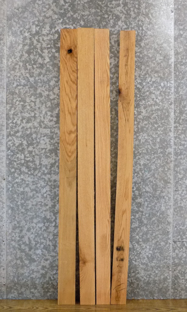 4- Salvaged Kiln Dried Red Oak Lumber Pack/Wood Shelf Slabs 30103