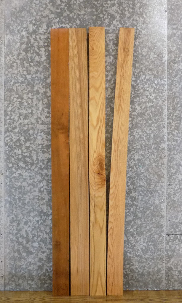 4- Rustic Kiln Dried Red Oak Lumber Pack/Wood Shelf Slabs 30102