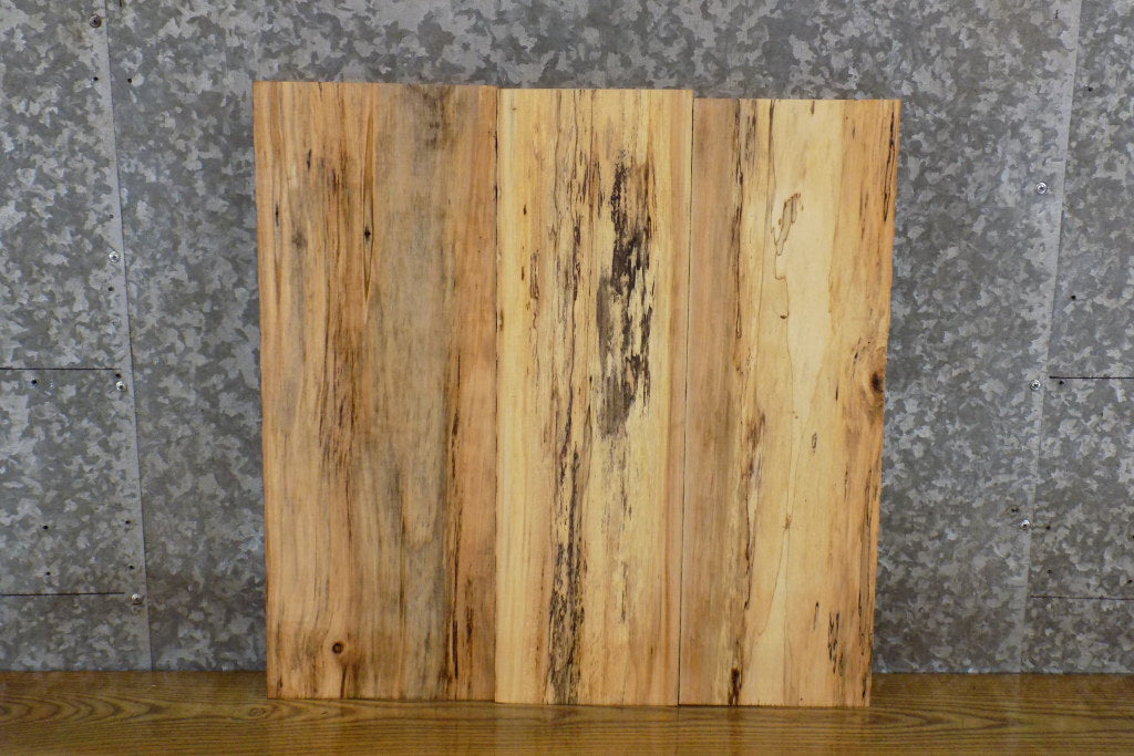 3- Rustic Kiln Dried Maple Craft Pack/Lumber Boards 13770