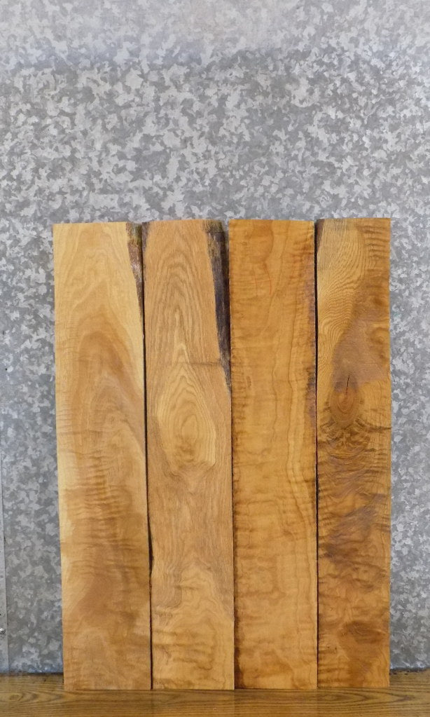 4- Kiln Dried Figured White Oak Reclaimed Lumber Boards 11151-11152