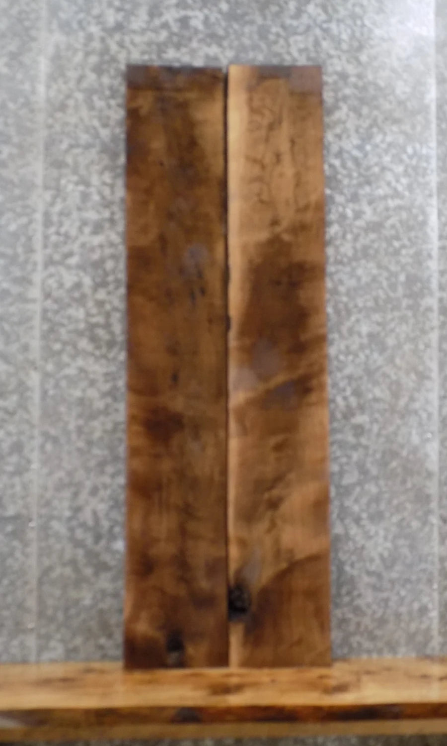 2- Reclaimed Black Walnut Lumber Craft Pack/Project Boards 16786-16787