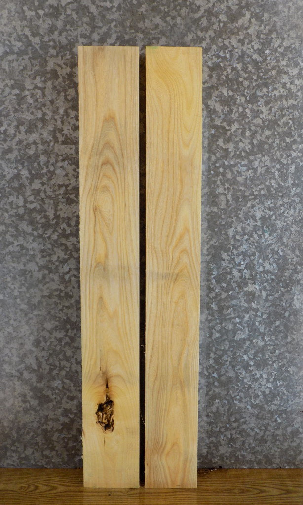 2- Reclaimed Hackberry Kiln Dried Lumber Boards/Craft Pack Slabs 43657