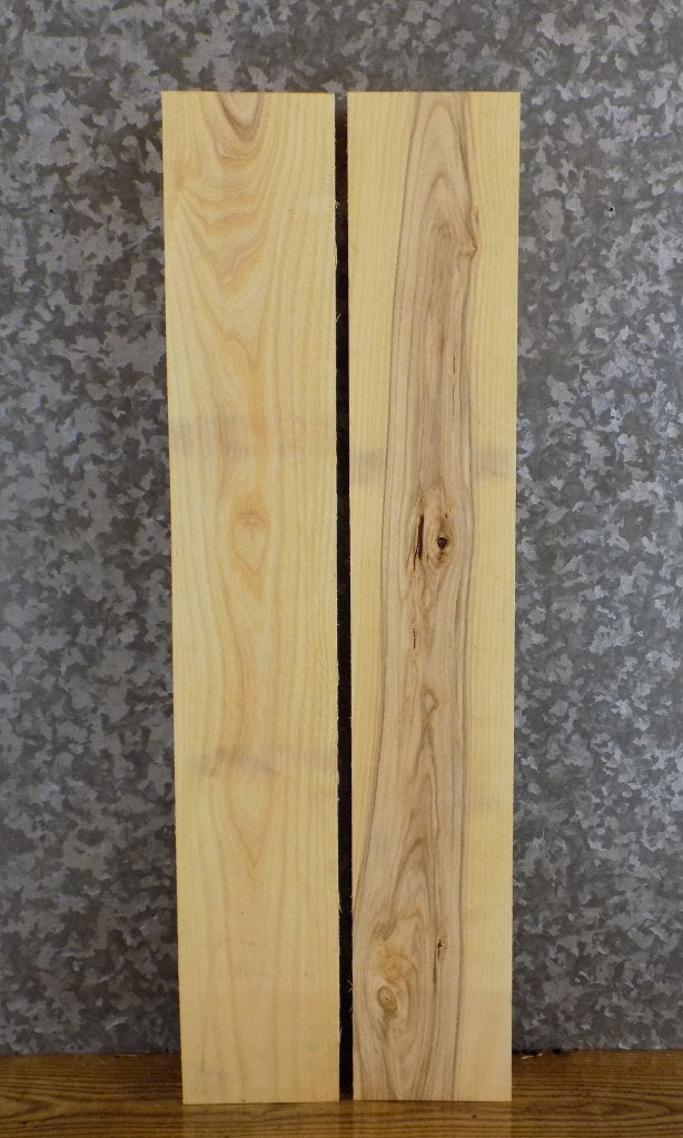 2- Kiln Dried Hackberry Salvaged Lumber Boards/Craft Pack Slabs 43841