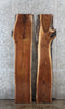 Thumbnail for 2- Salvaged Black Walnut Bookmatched Live Edge River Top 4386-4387