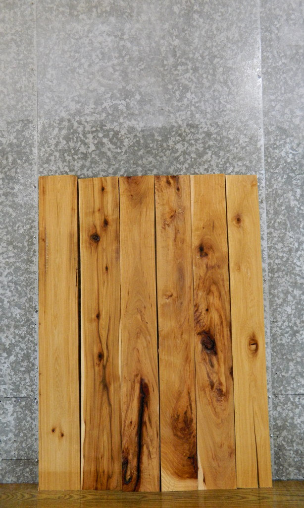 6- Reclaimed Kiln Dried Hickory Craft Pack/Lumber Boards 43898-43899