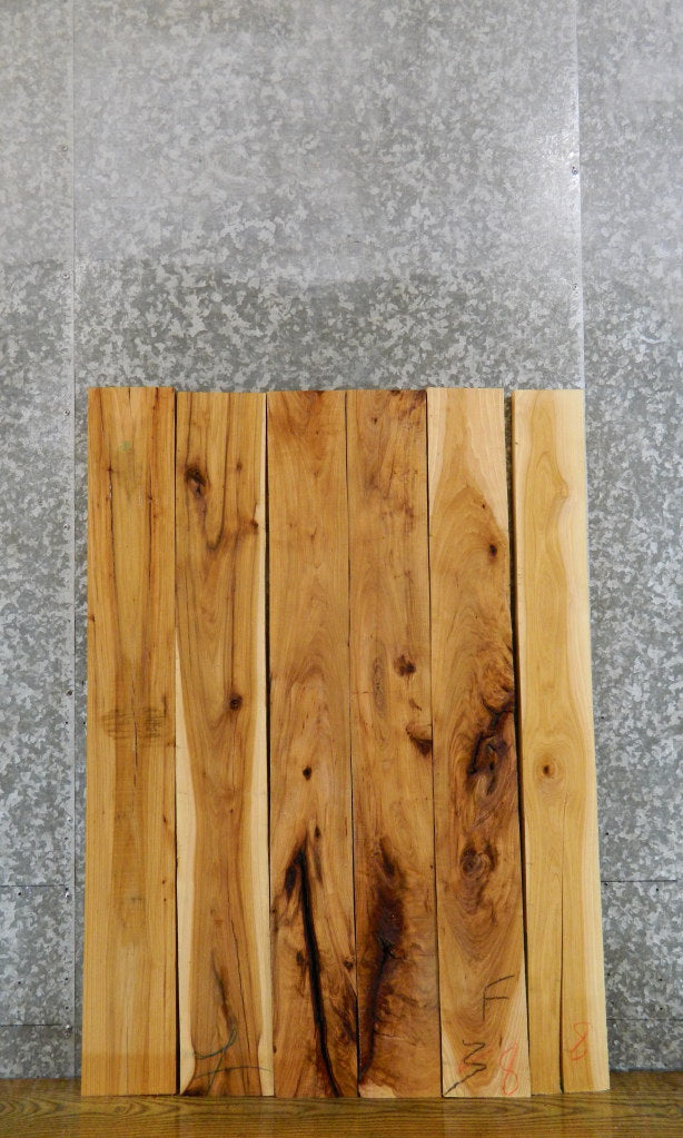 6- Reclaimed Kiln Dried Hickory Craft Pack/Lumber Boards 43898-43899