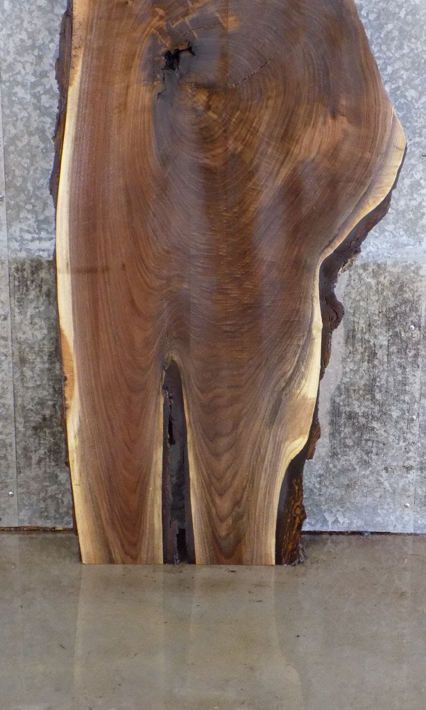 Rustic Live Edge Black Walnut Coffee Table Top Slab CLOSEOUT 4389
