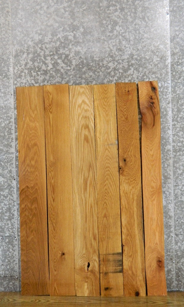 6- Kiln Dried Red/White Oak Reclaimed Lumber Boards/Craft Pack 43922-43923