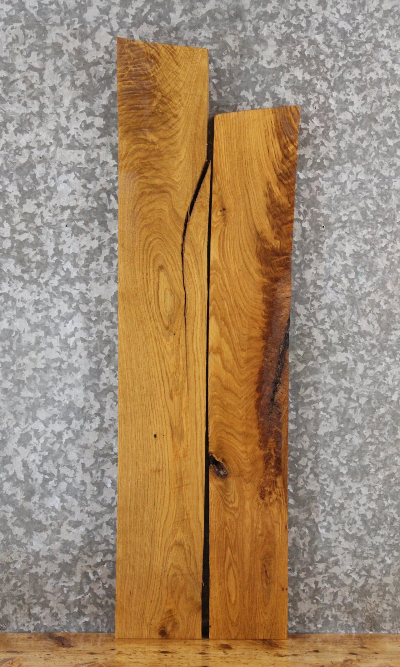 2- White Oak Rustic Kiln Dried Lumber Boards/DIY Project 44015-44016