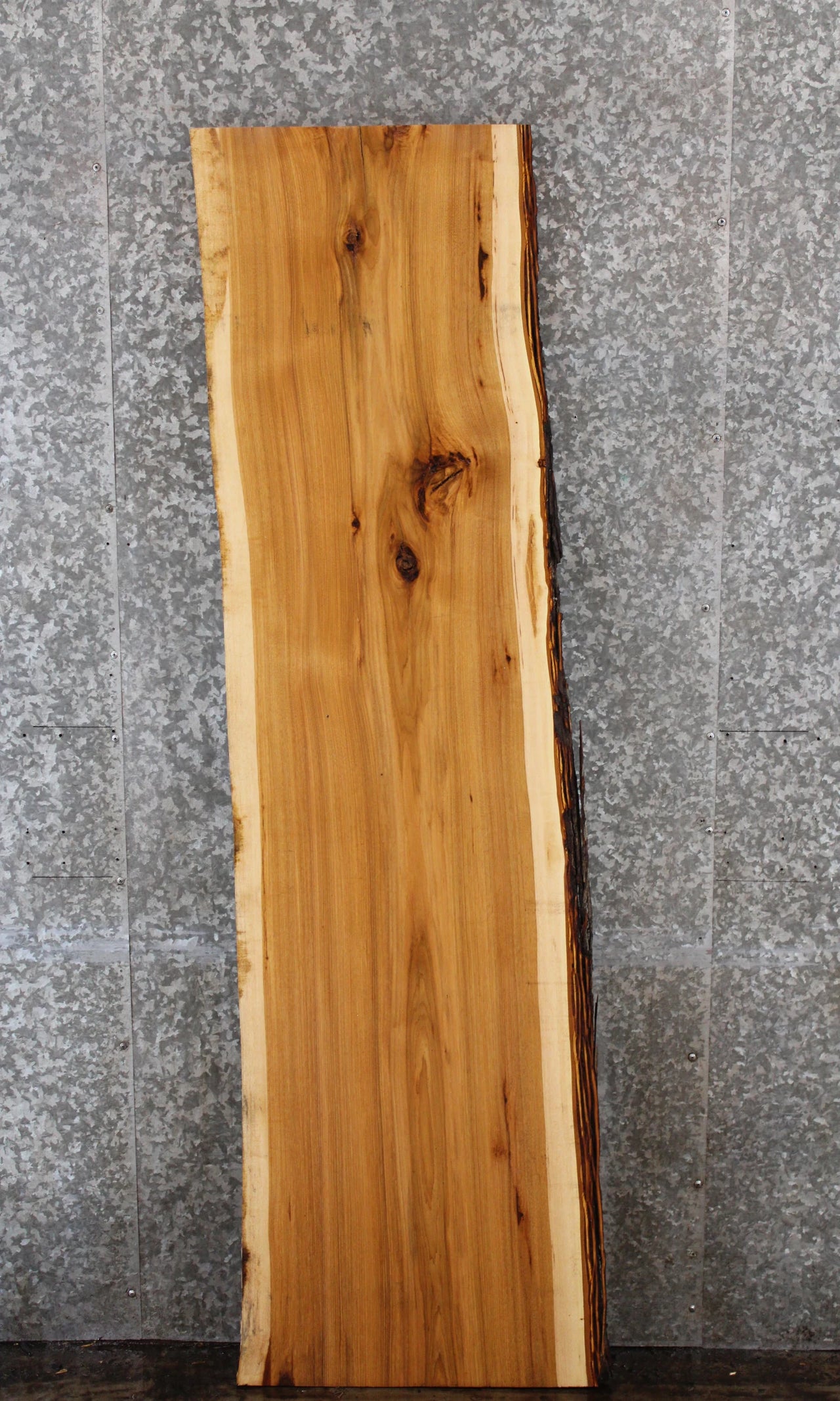 Live Edge Hickory Wood Slab, Kitchen Counter Top CLOSEOUT 4401