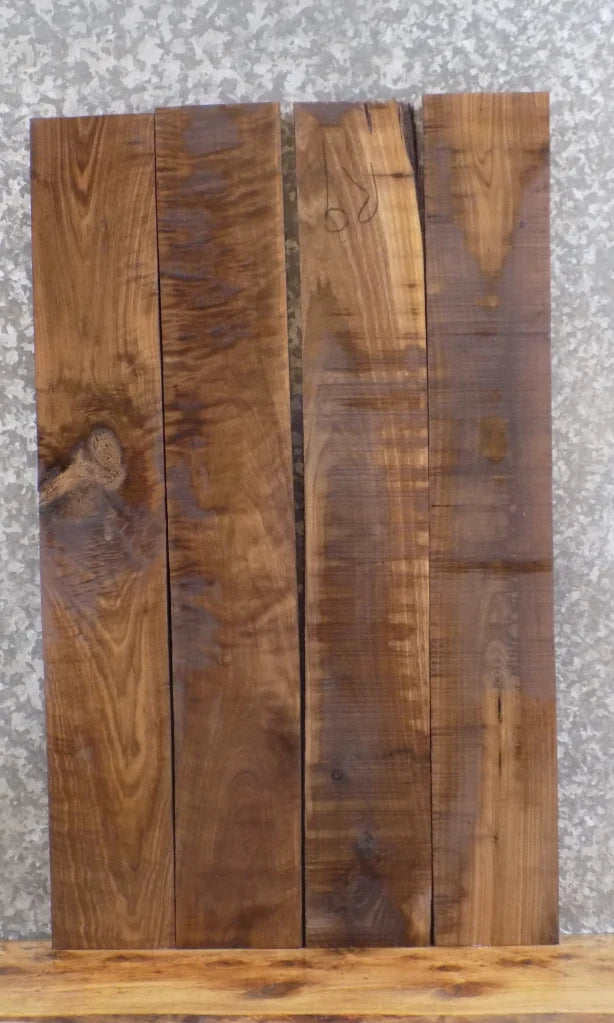 4- Reclaimed Black Walnut Craftwood/Lumber Boards 44049