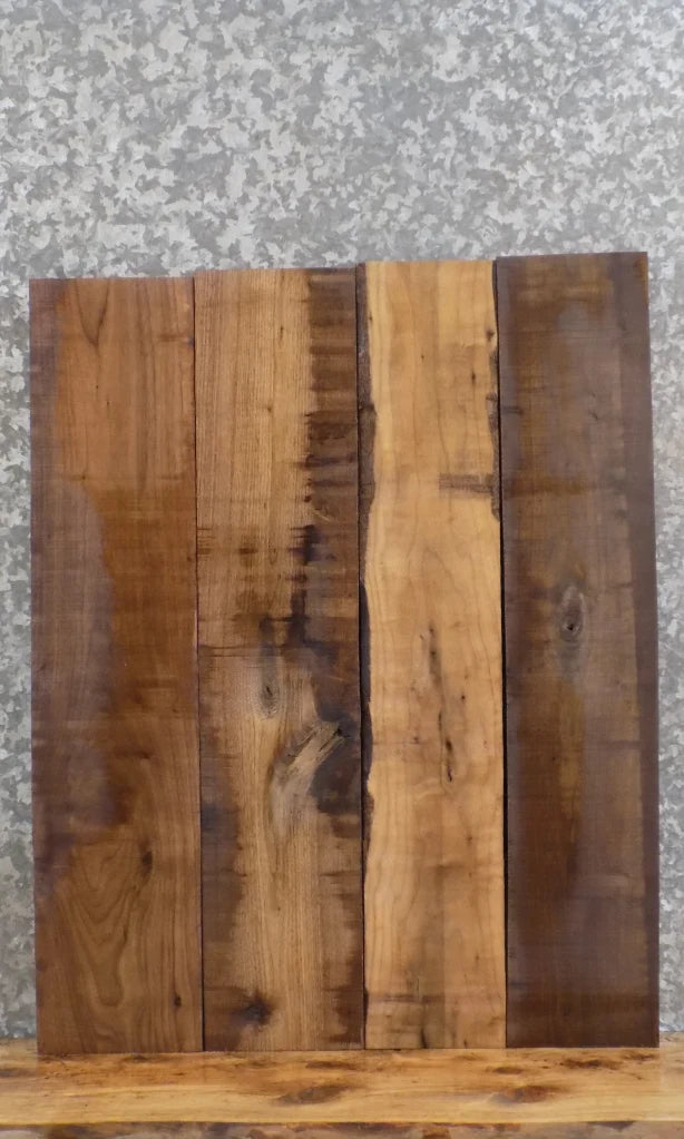 4- Kiln Dried Reclaimed Black Walnut Craftwood/Lumber Boards 44053