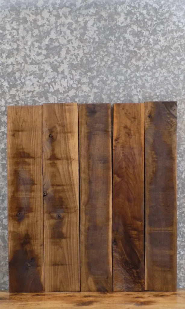 5- Kiln Dried Black Walnut Reclaimed Craftwood/Lumber Boards 44062