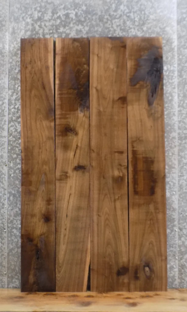 4- Reclaimed Kiln Dried Black Walnut Craftwood/Lumber Boards 44064