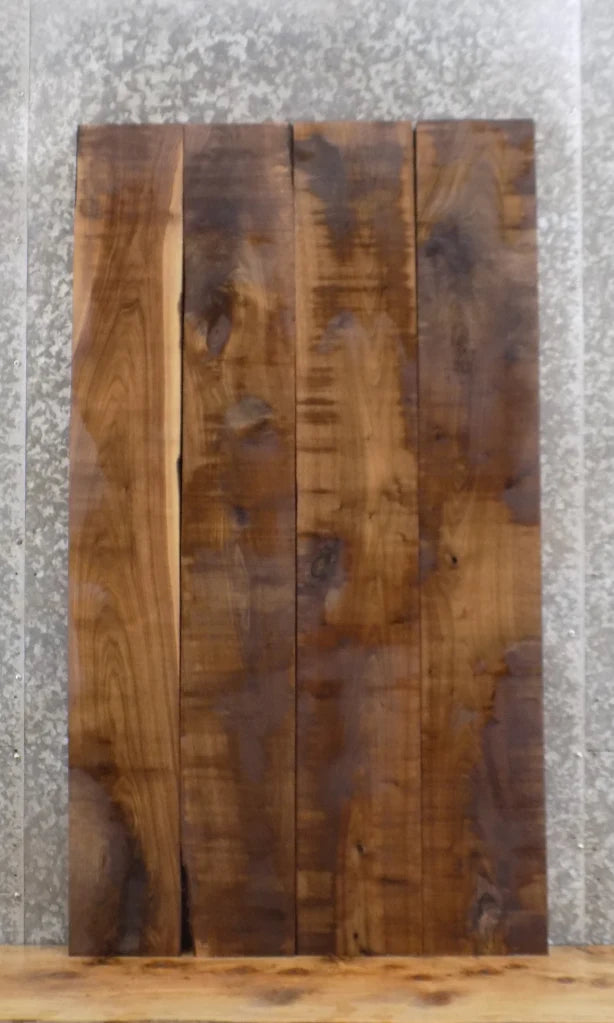 4- Reclaimed Kiln Dried Black Walnut Craftwood/Lumber Boards 44064