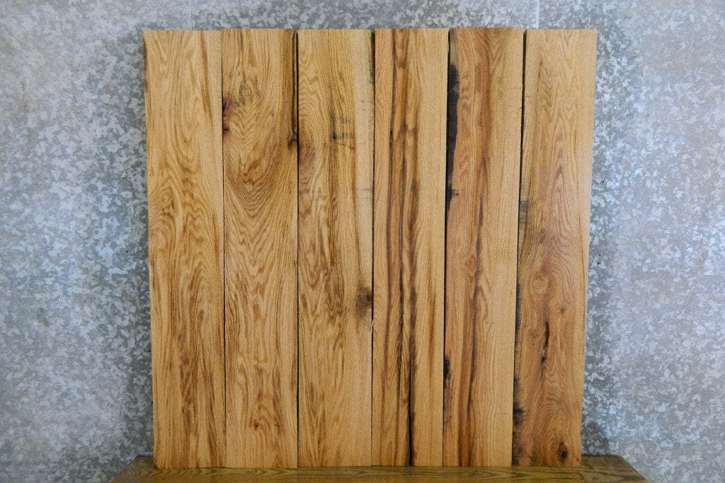 6- Red Oak Kiln Dried Reclaimed Craft Pack/Lumber Boards 41637-41638